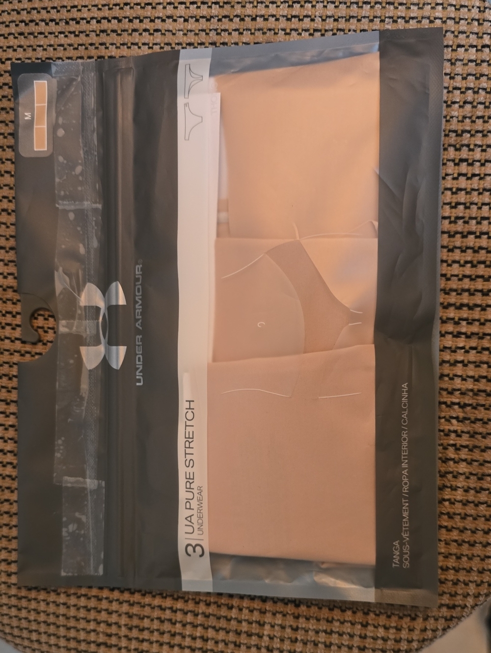 Under Armour Nude/Tan 3-Pack Pure Stretch Women's Underwear